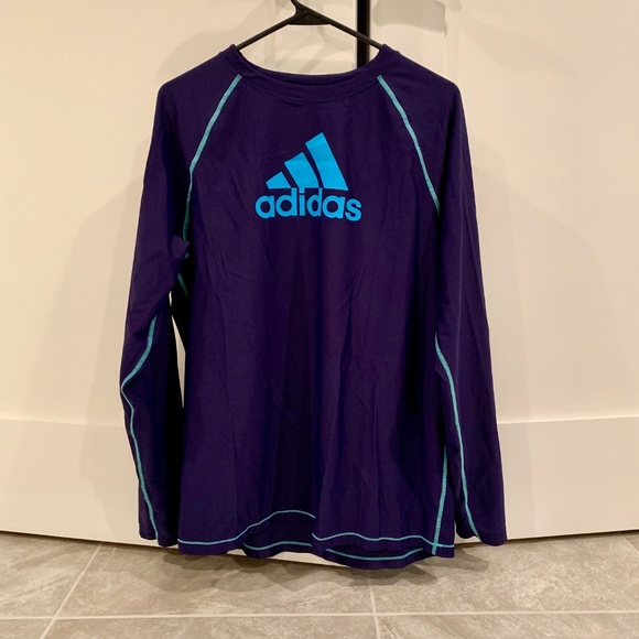 mens adidas swim tee